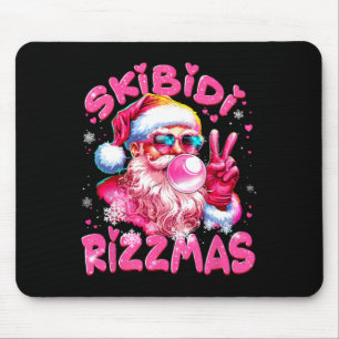 Tapis De Souris Skibidi Rizzmas Noël Père Noël Joyeux Mas Si
