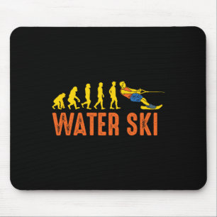 Tapis De Souris Skieur aquatique de plage Évolution Ski nautique W