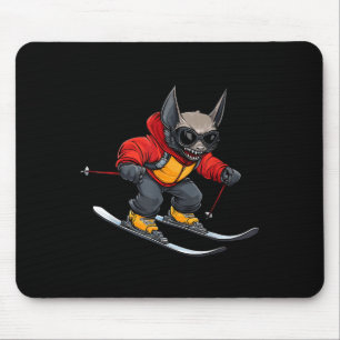 Tapis De Souris Skieur de chauve-souris