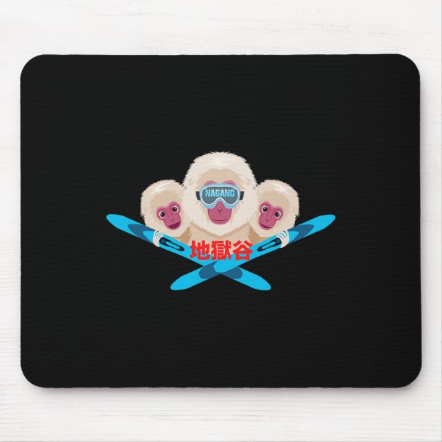 Tapis De Souris Skieur de Nagano  (Devant)