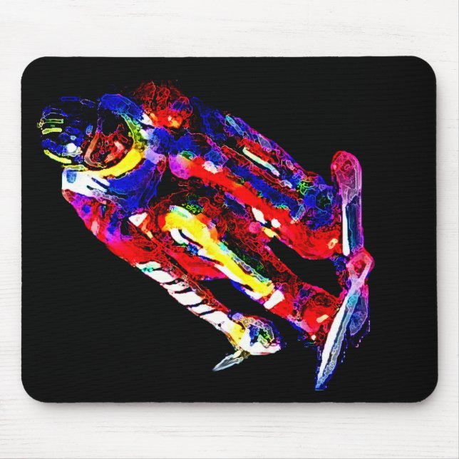 Tapis De Souris Skieur électrique 03 (Devant)