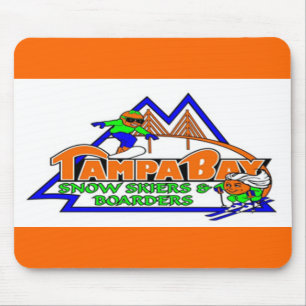 Tapis De Souris Skieurs et pensionnaires Mousepad de neige de