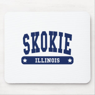 Tapis De Souris Skokie Illinois College Style tee - shirts