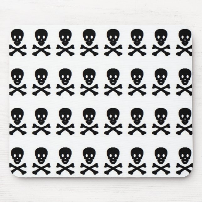 TAPIS DE SOURIS SKULL AND CROSSBONES (Devant)