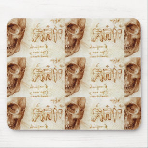 TAPIS DE SOURIS SKULL AND TEETH DENTAL CLINIC ,DENTIST