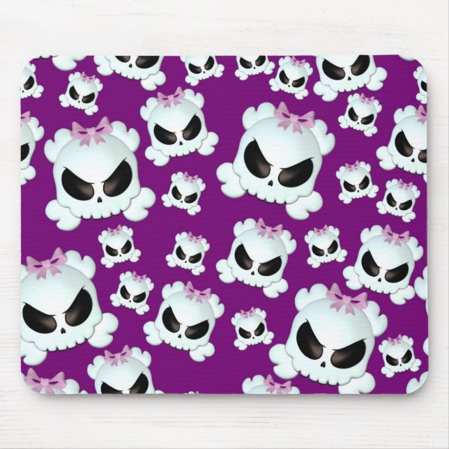 Tapis De Souris Skullz Girly (Devant)