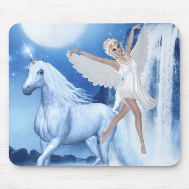 Tapis De Souris Sky Féerie Aspar et Unicorn (Devant)