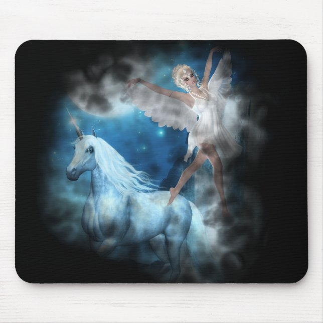 Tapis De Souris Sky Féerie Aspar et Unicorn Vignette (Devant)