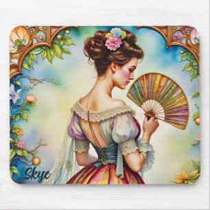 Tapis De Souris SKYE ~ Belle femme Vintage ~ Mousepad