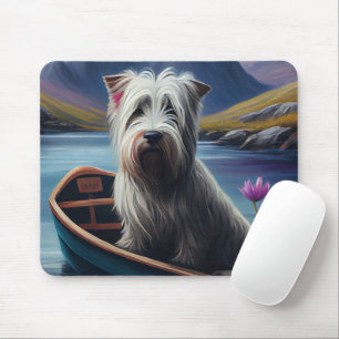 Tapis De Souris Skye Terrier sur une pagaie : une aventure Pittore