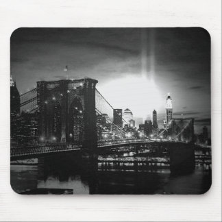 Tapis De Souris Skyline New York noir et blanc