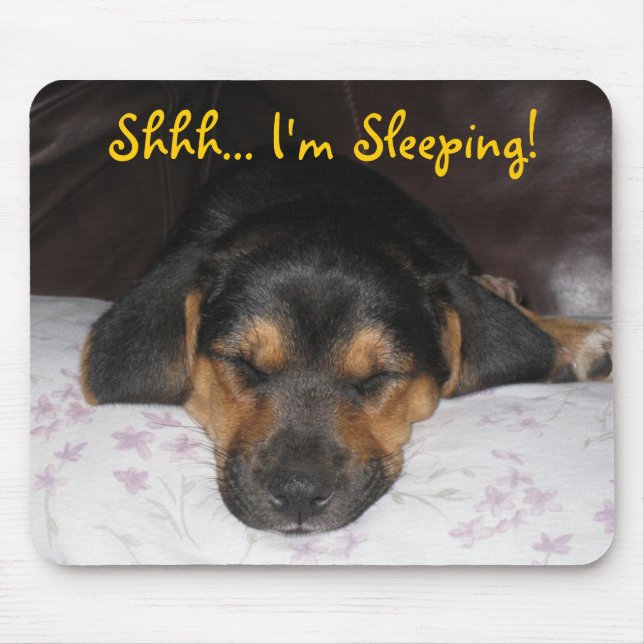 Tapis De Souris sleepingjackson, Shhh… Je dors ! (Devant)