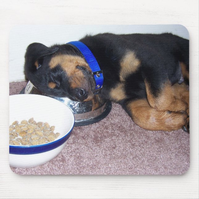 Tapis De Souris sleepyhead rottweiler. (Devant)