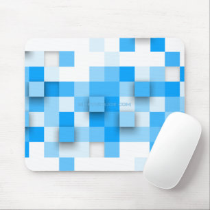 Tapis De Souris SlipperyJoe's carré artwork mosaïque moderne trois