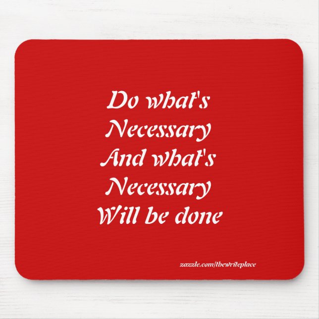 Tapis De Souris slogans motivants (Devant)