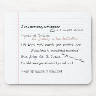 Tapis De Souris Slogans Mousepad de motivation d'Al-bientôt