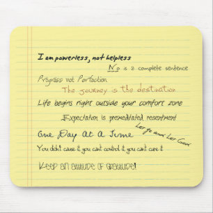 Tapis De Souris Slogans Mousepad de motivation d'Al-bientôt