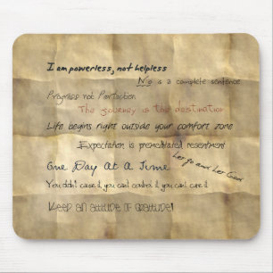 Tapis De Souris Slogans Mousepad de motivation d'Al-bientôt
