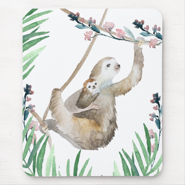 Tapis De Souris Sloth Momma (Devant)