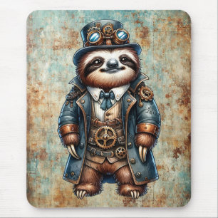 Tapis De Souris Sloth Steampunk
