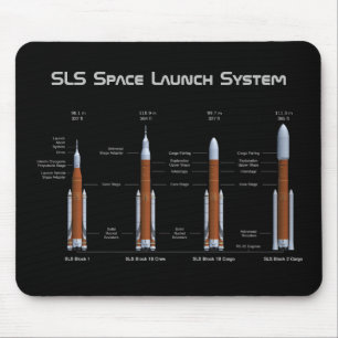 Tapis De Souris SLS Space Launch System Rockets