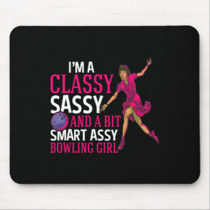 Tapis De Souris Smart Y Bowling Girl Pour Cly Bowler Bowling Women