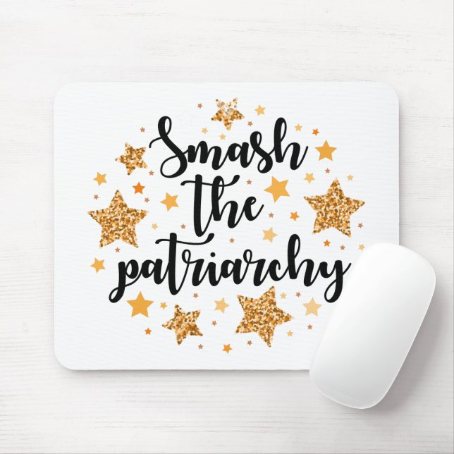 Tapis De Souris Smash Le Patriarcat ! Mousepad (Avec souris)
