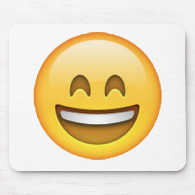 Tapis De Souris Smile Closed Eyes - Emoji (Devant)