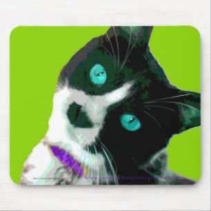 Tapis De Souris Smoking Kitty d'ART de bruit