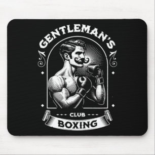 Tapis De Souris #snirt Gentleman's Boxing Club Rétro Avec Boîte Mo