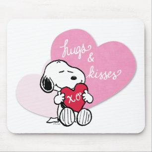 Tapis De Souris Snoopy Hugs & Kisses