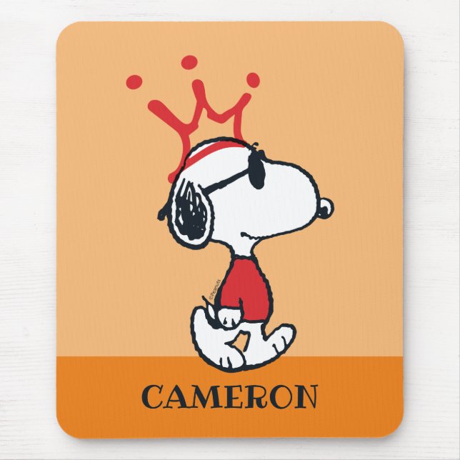 Tapis De Souris Snoopy - Joe Cool Crown (Devant)