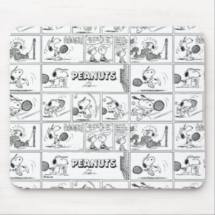 Tapis De Souris Snoopy Joue Au Tennis