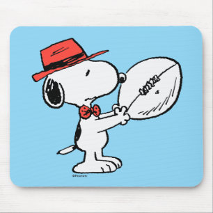 Tapis De Souris Snoopy Varsity Sports Football
