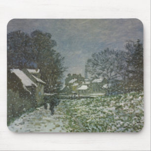 Tapis De Souris Snow at Argenteuil par Claude Monet