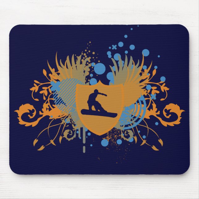 Tapis De Souris snowboard hi-fi. (Devant)