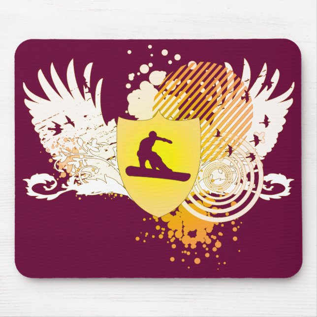 Tapis De Souris snowboard hi-fi (Devant)