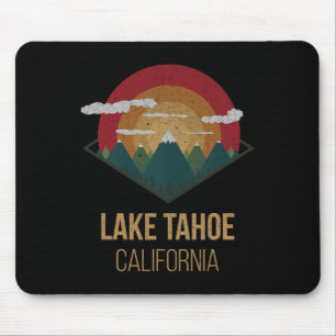 Tapis De Souris Snowboard Lake Tahoe California Winter Mountain Gi