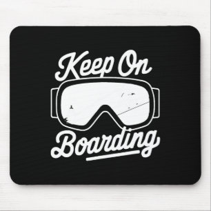 Tapis De Souris Snowboard Lover Humour Design Amusant Snowboarder