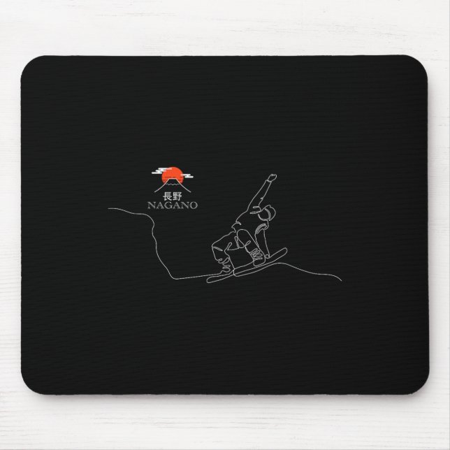 Tapis De Souris Snowboard Nagano  (Devant)