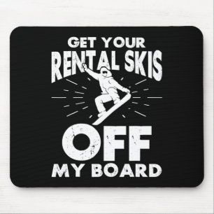 Tapis De Souris Snowboard Snowboard Obtenez Votre Location Skis Ho