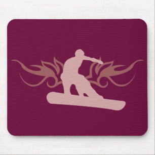 Tapis De Souris snowboard tribal.