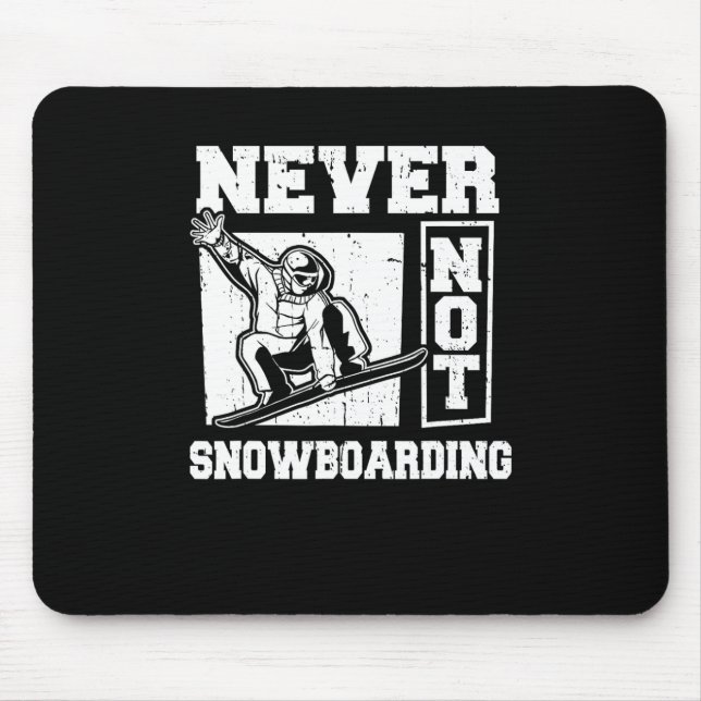 Tapis De Souris Snowboard Winter Sports - Snowboard Snowboard (Devant)