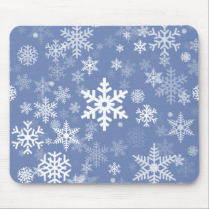 Tapis De Souris Snowflakes Personnaliser graphique Arrière - plan