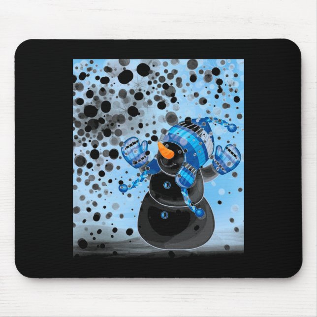 Tapis De Souris Snowman  (Devant)