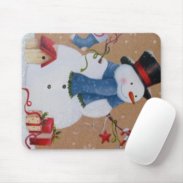 Tapis De Souris Snowman (Avec souris)