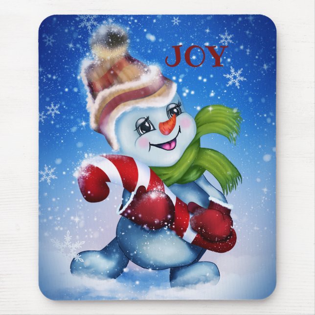 Tapis De Souris Snowman (Devant)