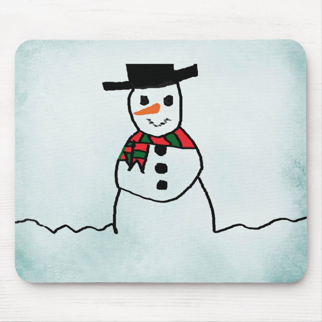 Tapis De Souris Snowman (Devant)