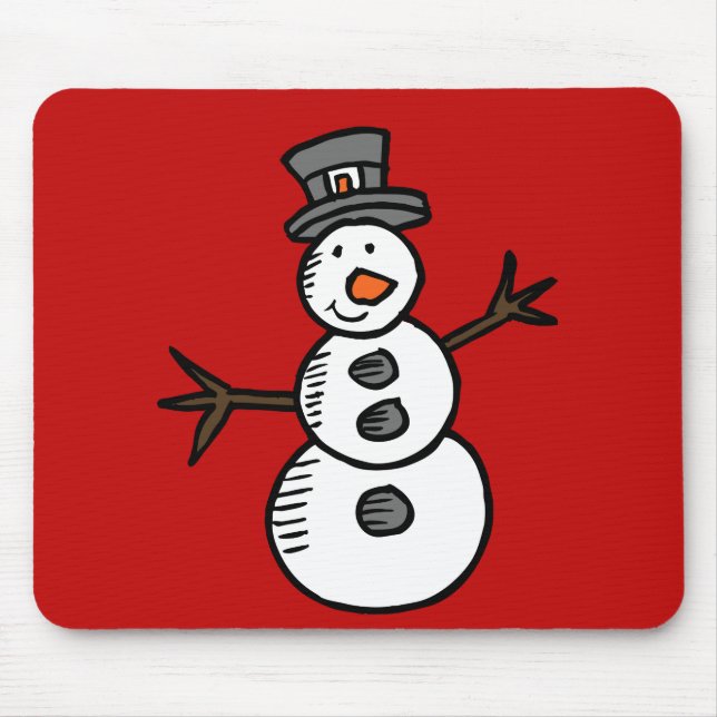 Tapis De Souris Snowman (Devant)