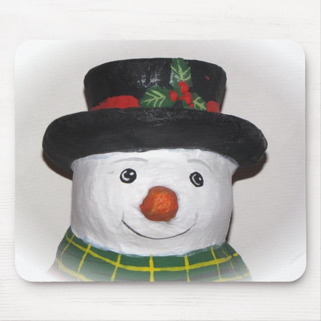 Tapis De Souris Snowman Pad très mignon (Devant)